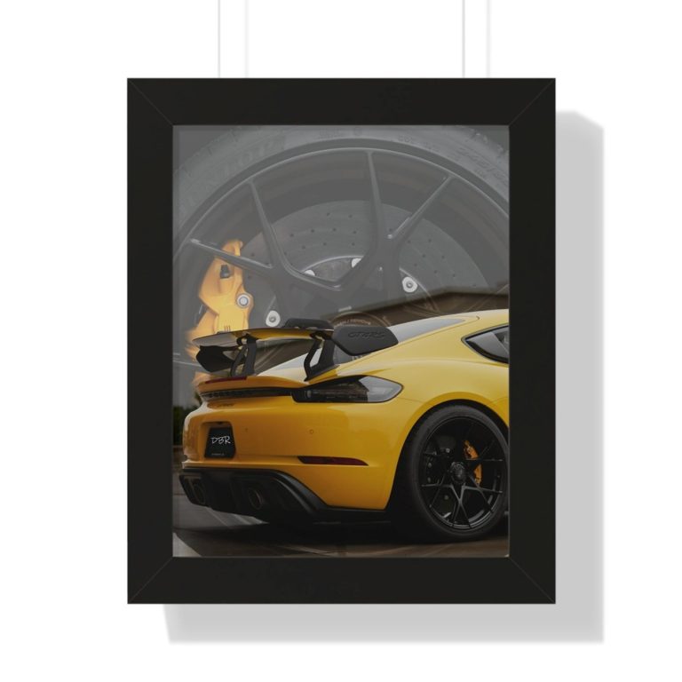 The Appeal of Race Car Art and Yellow Porsche Posters
